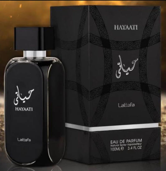 Lattafa Hayati Black Perfume for Unisex Orignal EDP 100 ML