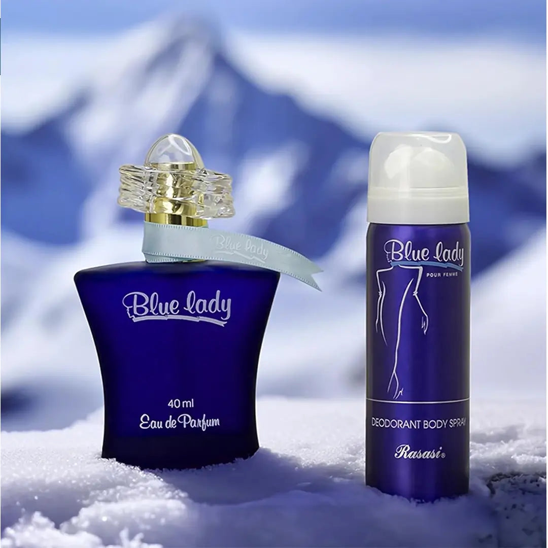 Combo Pack Blue Lady sellon Perfume &amp; Deo Spray  40ml Perfume body spray 50 ml)